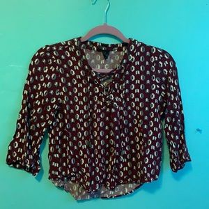Maroon Blouse